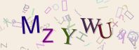 This is a captcha-picture. It is used to prevent mass-access by robots. (see: www.captcha.net)